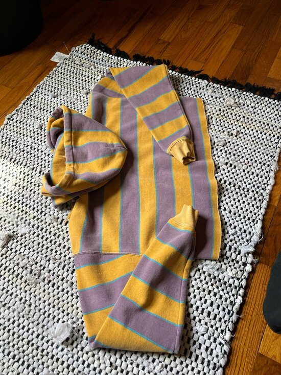 Urban Outfitters Tops - Out From Under Stripped Crop Hoodie
